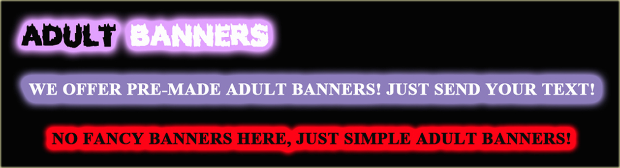 Adult Banners